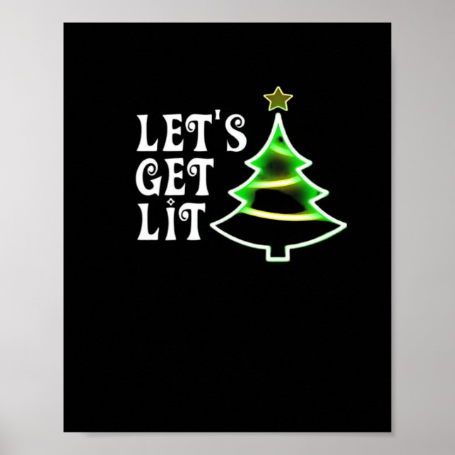 Affiche Obtenons Lit Design Adult Funny Christmas Essenti (Devant)