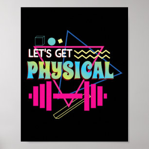 Affiche Obtient physique Totalement Rad 90s Style Workout 