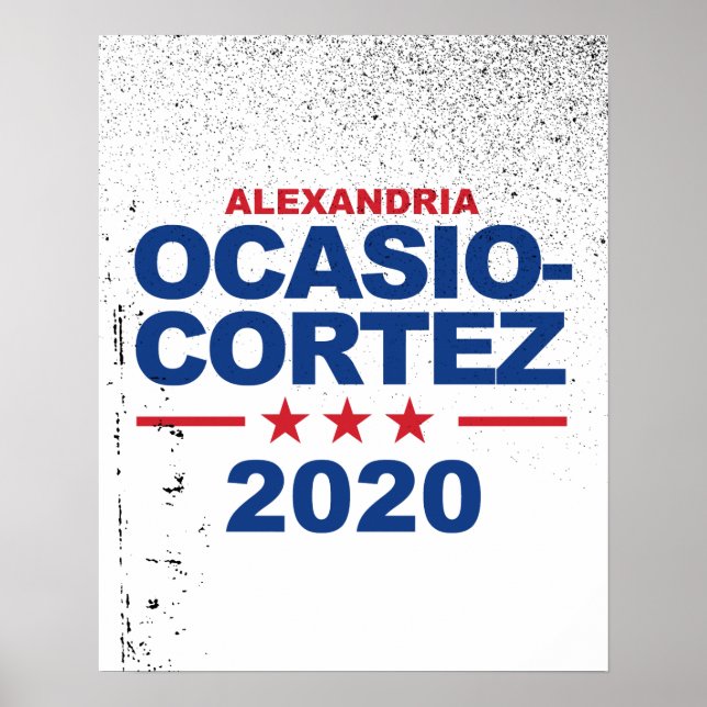 Affiche Ocasio-Cortez 2020 (Devant)