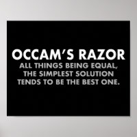 Occam Razor Definition Science Classroom