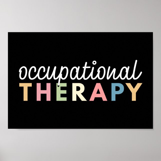 Affiche Occupational Therapy COTA Therapist (Devant)