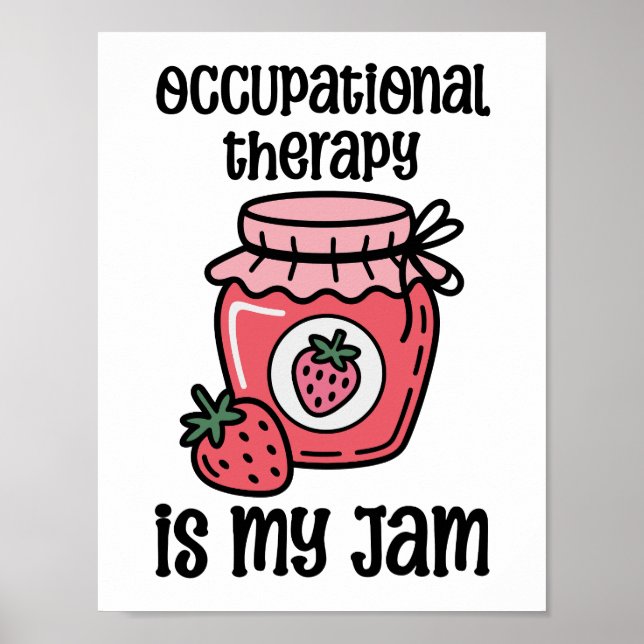 Affiche Occupational Therapy Funny Quote (Devant)