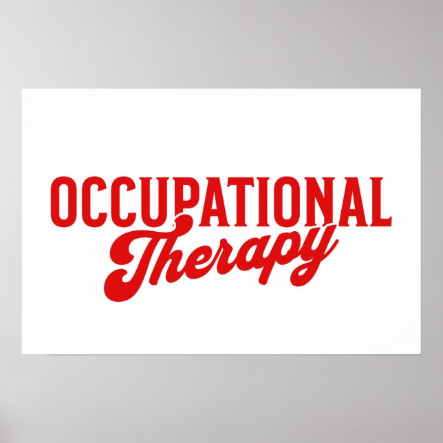 Affiche Occupational Therapy OTA Heathcare (Devant)