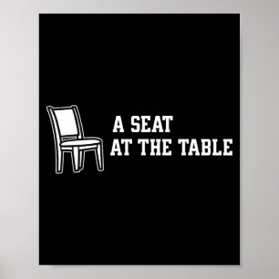Affiche Occuper un siège à la table