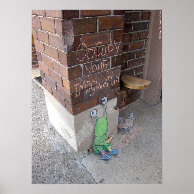 Affiche occuper votre imagination 2013 (Devant)