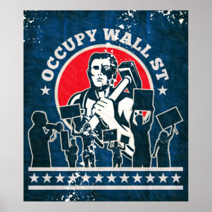 Affiche Occupez Wall Street Amérique