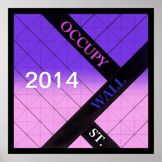 Affiche occupy wall street 2014 (Devant)