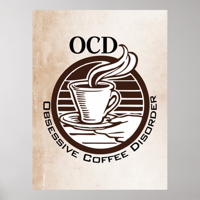 Affiche OCD : Disorders obsessifs de café (Devant)