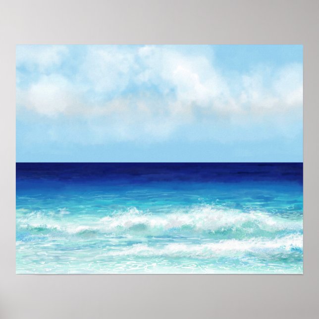 Affiche Ocean Beach Sea view 275 (Devant)