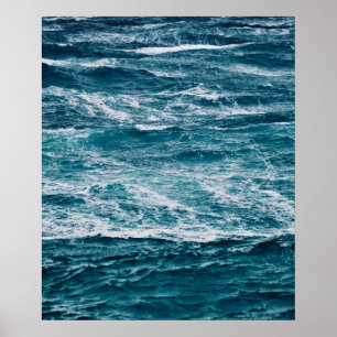 Affiche Ocean Beach Waves Nature Photo