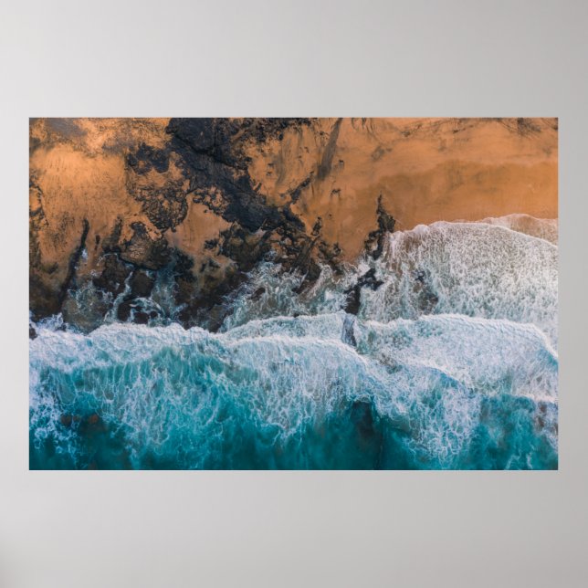 AFFICHE OCÉAN BLEU (Devant)