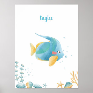 Affiche Ocean Dreams Discovery Fish personnalisable