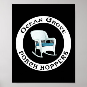 Affiche Ocean Grove Nj Rch Hopper Cadeau D'été De Plage Ho