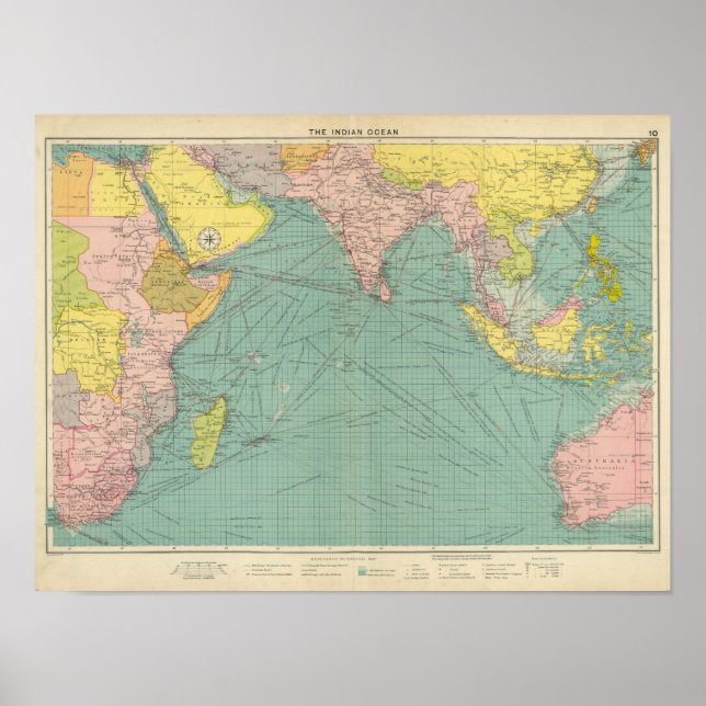 Affiche Océan Indien 3 (Devant)