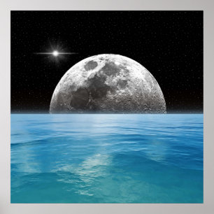 Affiche Océan lunaire