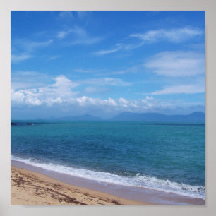 Affiche océan, nature, eau, ciel, voyage, plage,