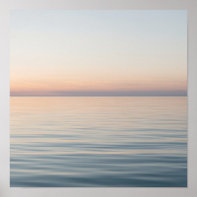 Affiche Ocean Serenity at Sunset (Devant)