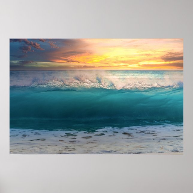 Affiche Ocean Sunset Beach Photo 193 (Devant)