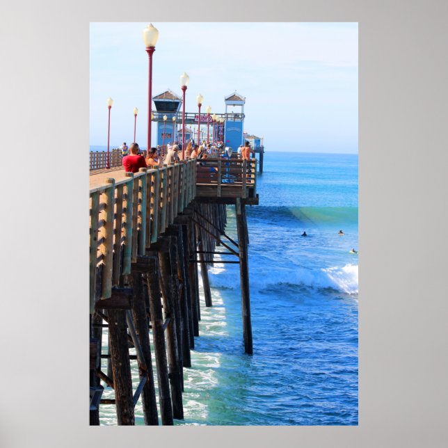 Affiche Oceanside Pier, Californie (Devant)