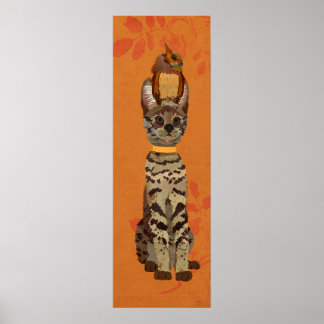 AFFICHE OCELOT & OWL