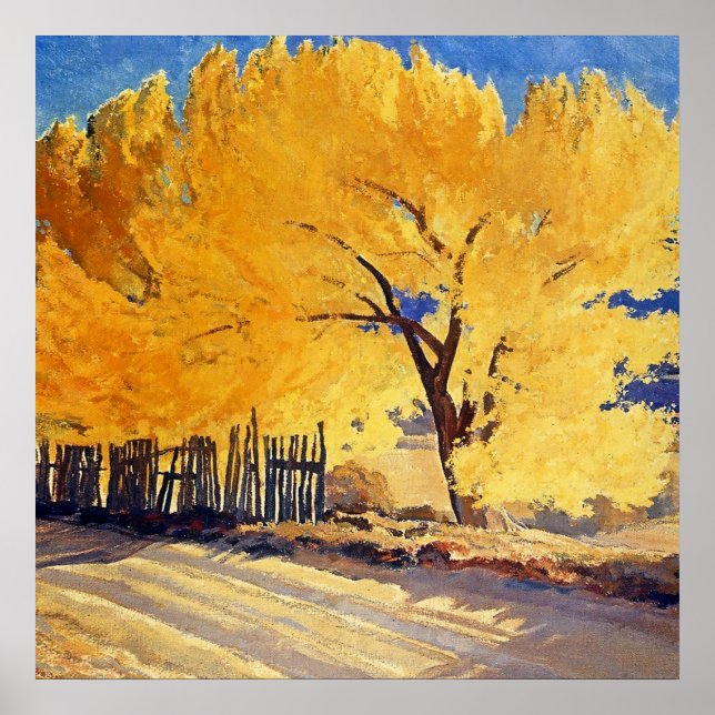 Affiche « October Gold » de Maynard Dixon (Devant)