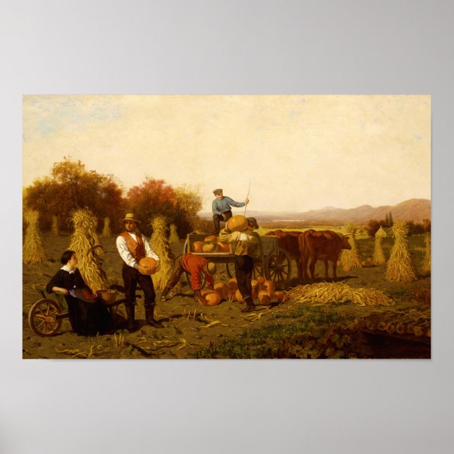 Affiche Octobre (1867) John Whetten Ehninger (Devant)