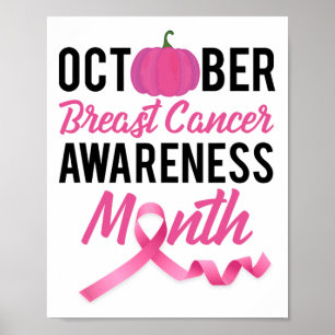 Affiche Octobre Mois De Sensibilisation Au Cancer Du Sein