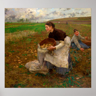 Affiche Octobre par Jules Bastien-Lepage (1878)