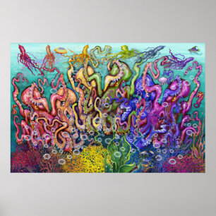 Affiche Octopi Sextet