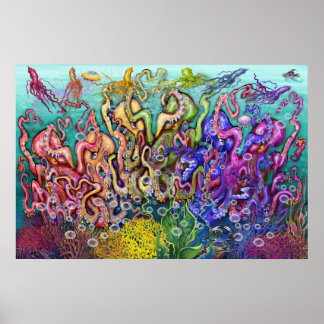 Affiche Octopi Sextet