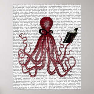 Affiche Octopus intelligent