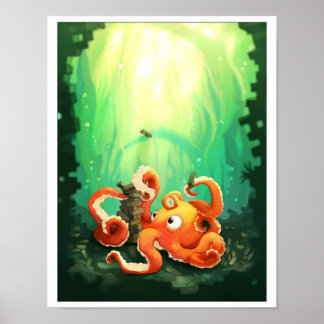 Affiche Octopus Jouer Jennga