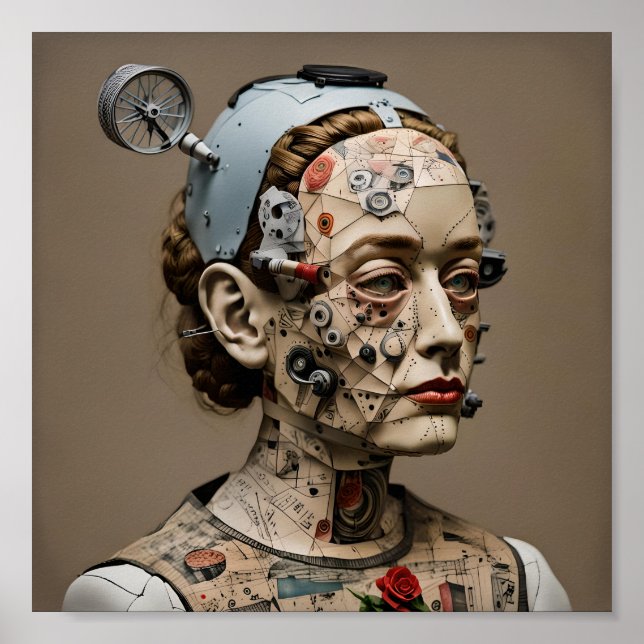 Affiche Odd Doll Surréaliste AI image 002 P (Devant)