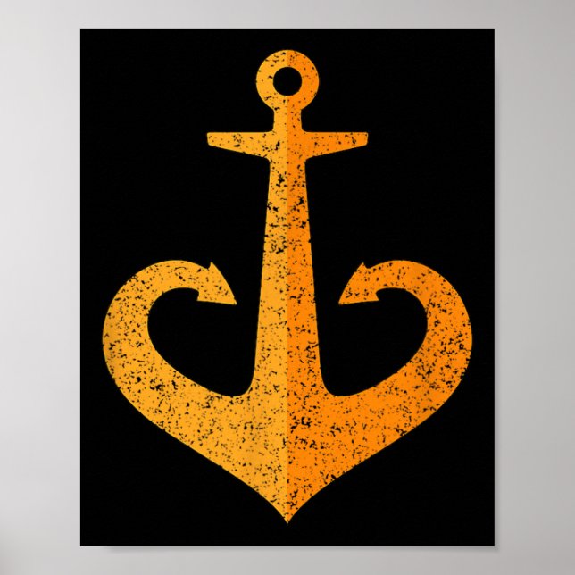 Affiche Odesa Odessa Ancre Emblème Symbole Ukraine Ukr  (Devant)