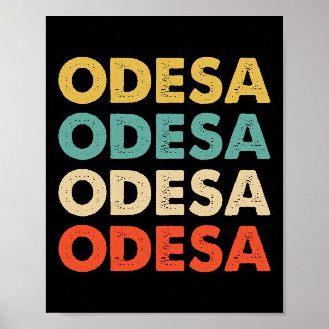 Affiche Odessa Ukraine  (Devant)