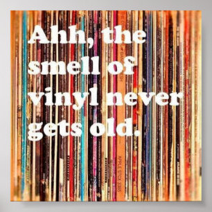 Affiche Odeur d'affiche de vinyle