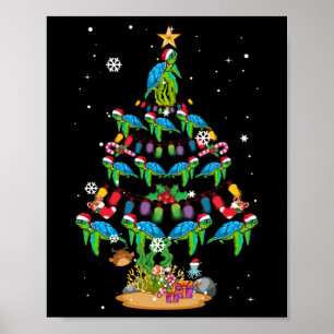 Affiche Odeur des tortues de mer Jeu de Noël Tortue de mer