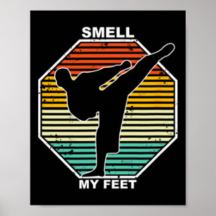Affiche Odeur Mes Pieds Karate Judo Teakwondo Kickboxen