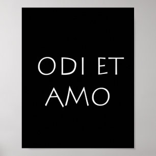 Affiche Odi et amo