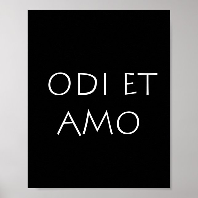 Affiche Odi et amo (Devant)
