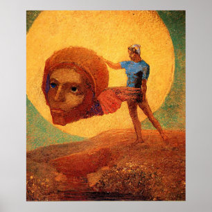 Affiche Odilon Redon - Figure, peinture célèbre,