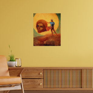 Affiche Odilon Redon - Figure, peinture célèbre,
