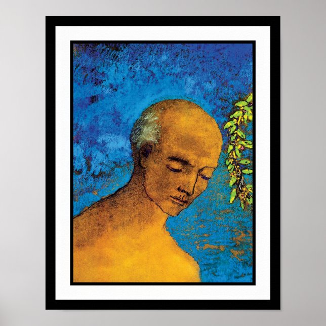Affiche Odilon Redon La Couronne - Symbolisme de l'art fin (Devant)