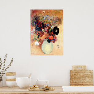 Affiche Odilon Redon - Pavot noir