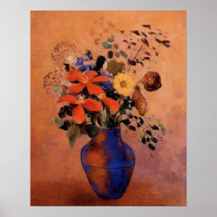 Affiche Odilon Redon - Vase de fleurs