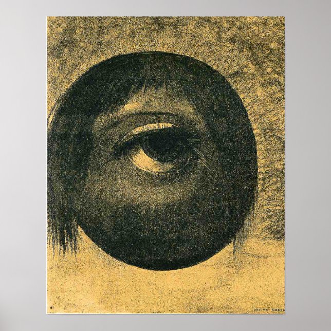 Affiche Odilon Redon - Vision, 1883,  (Devant)