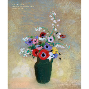 Affiche Odlion Redon Belles fleurs brillantes CC1256 Art