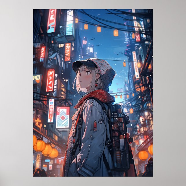 Affiche Odyssée : Chroniques du Cyberpunk Nomad (Devant)