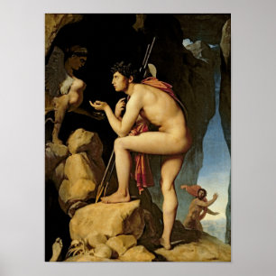 Affiche Oedipus et le Sphinx, 1808