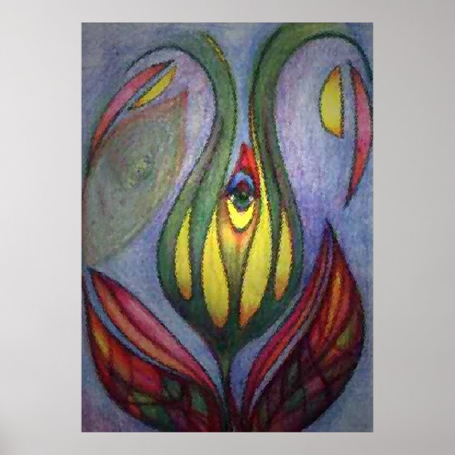 Affiche Oeil à Calyx par Vicktorya Stone (Devant)